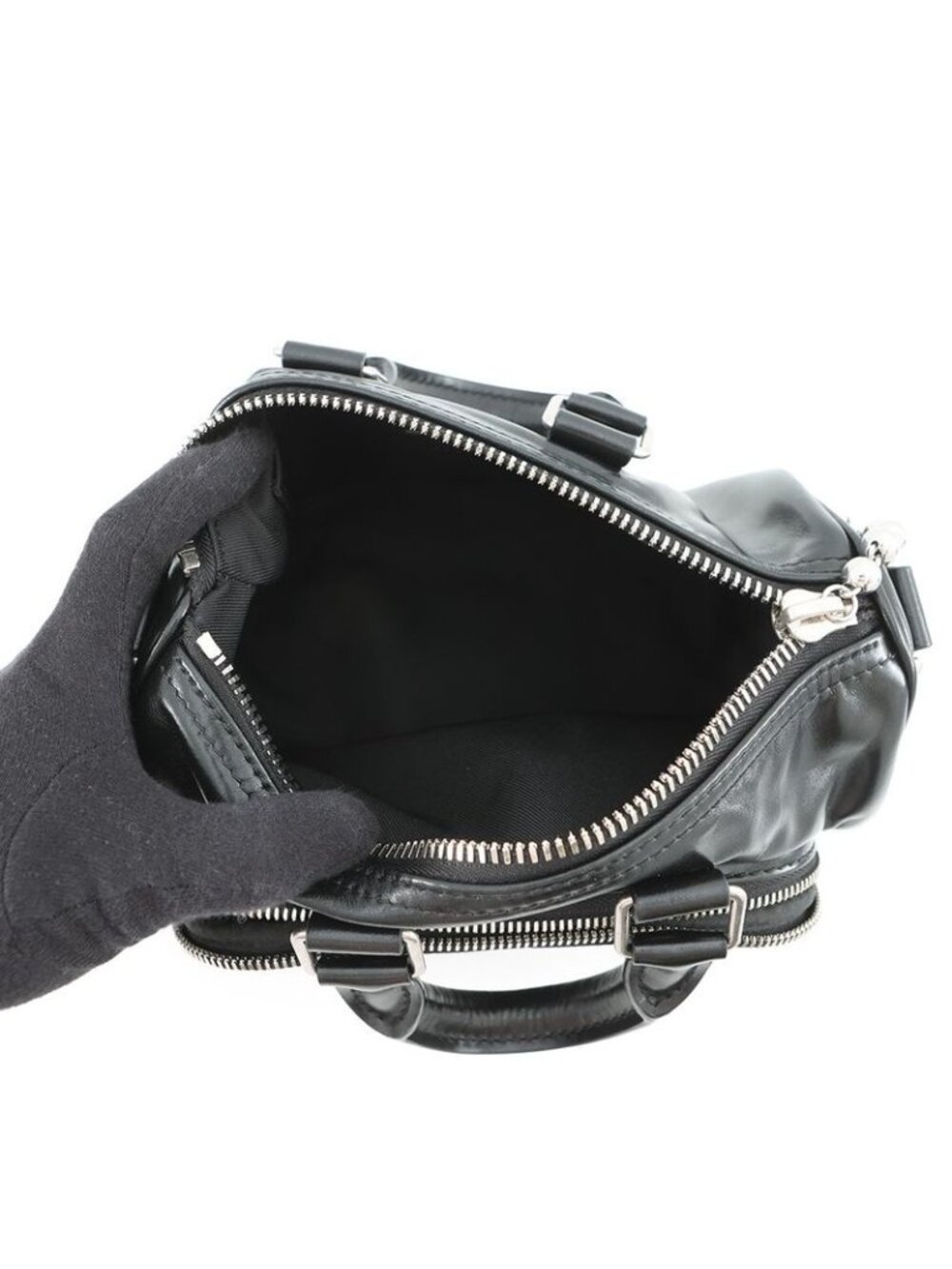 Louis Vuitton Handbag Keepall Cargo Bandouliere 25 Calf Leather 2-Way Black - Picture 6 of 10